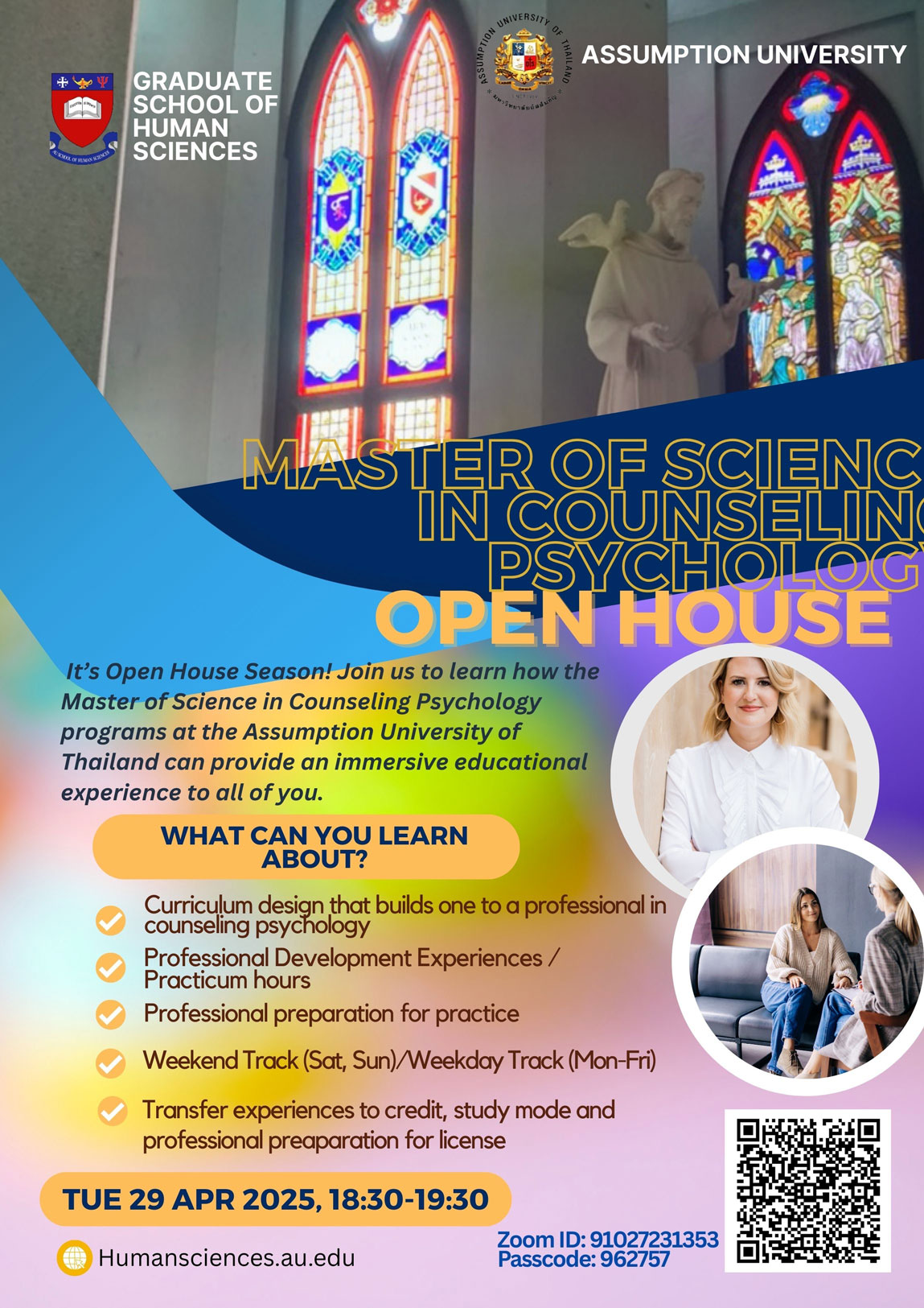 Master of Science in Counseling Psychology OPEN HOUSE