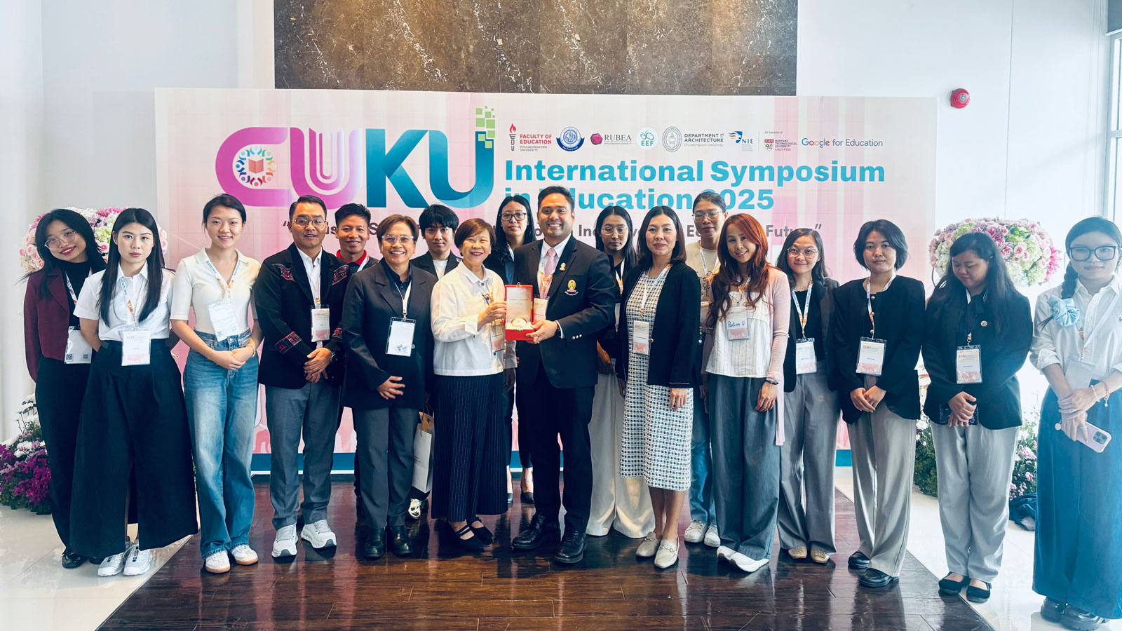 Students attend the CU-KU International Symposium in Education 2025